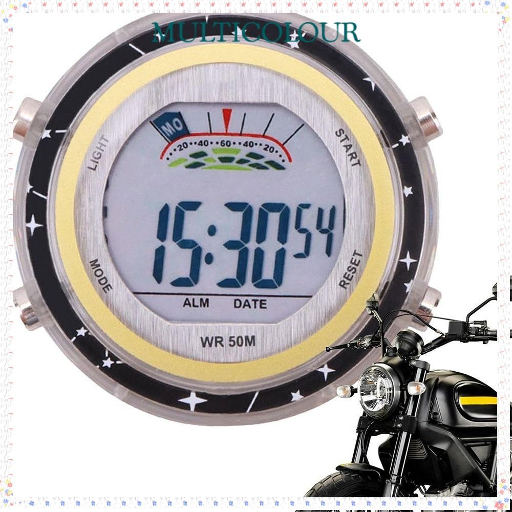 Relógio Eletrônico De Motocicleta Multicolor , Decorativo À Prova D'água Resistente Ao Calor , De Chuva