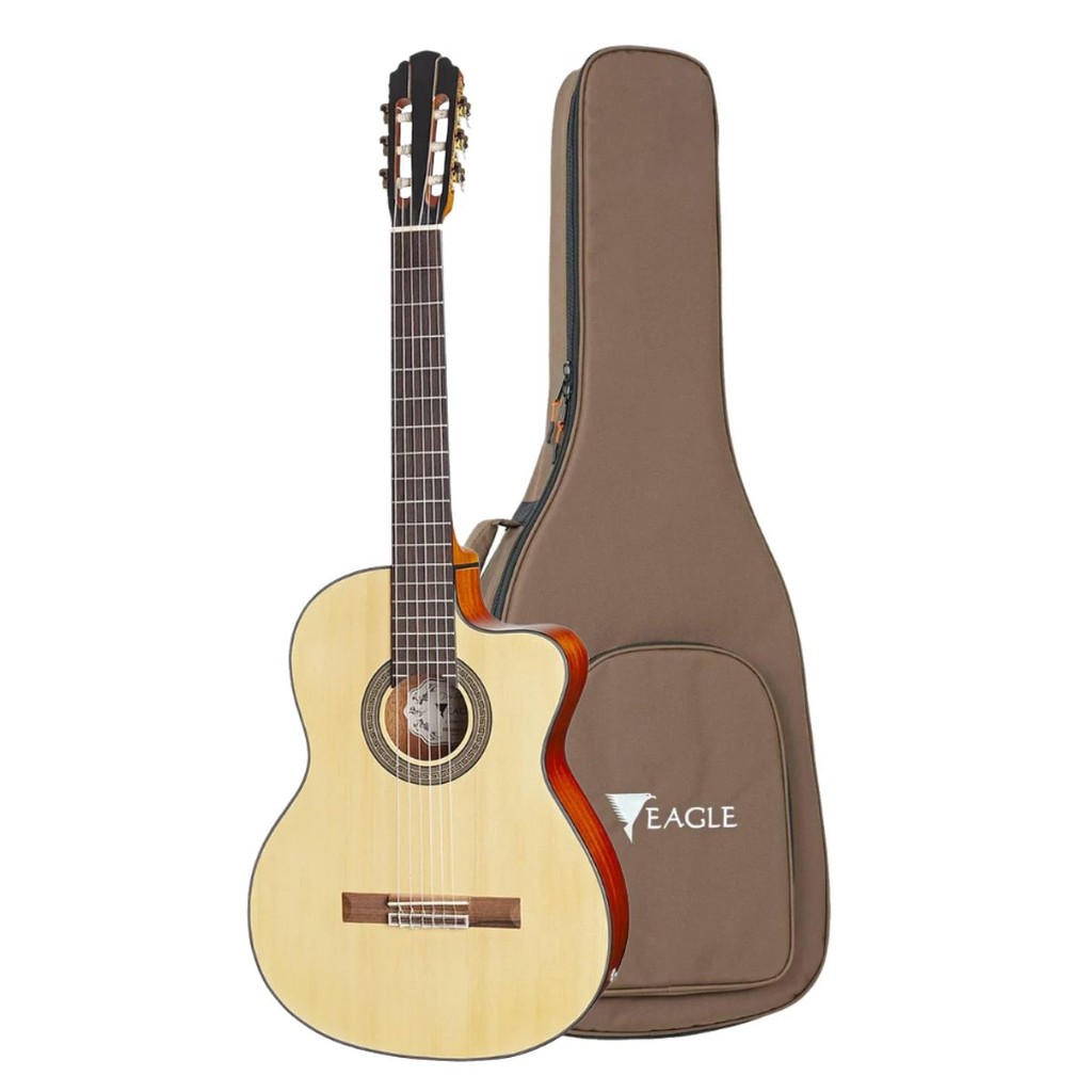 Violão Eletroacústico Eagle CH800 STNT Nylon