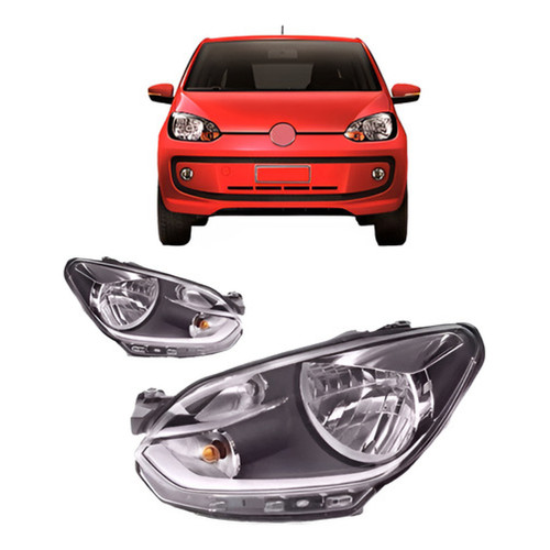 Par Farol Up 2014 2015 2016 Friso Cinza Manual/ Elétrico