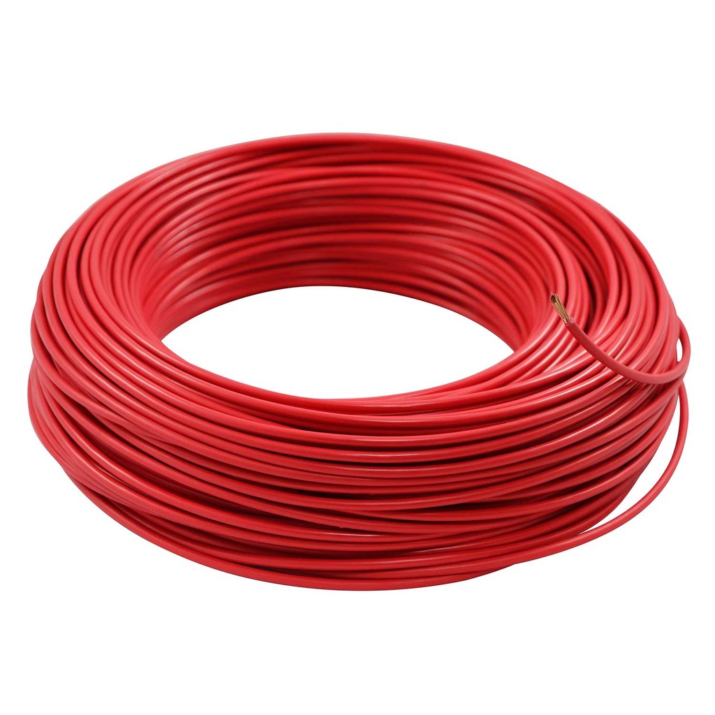 Cabo Flex. Automotivo 4.00mm Vermelho - Cód.8103