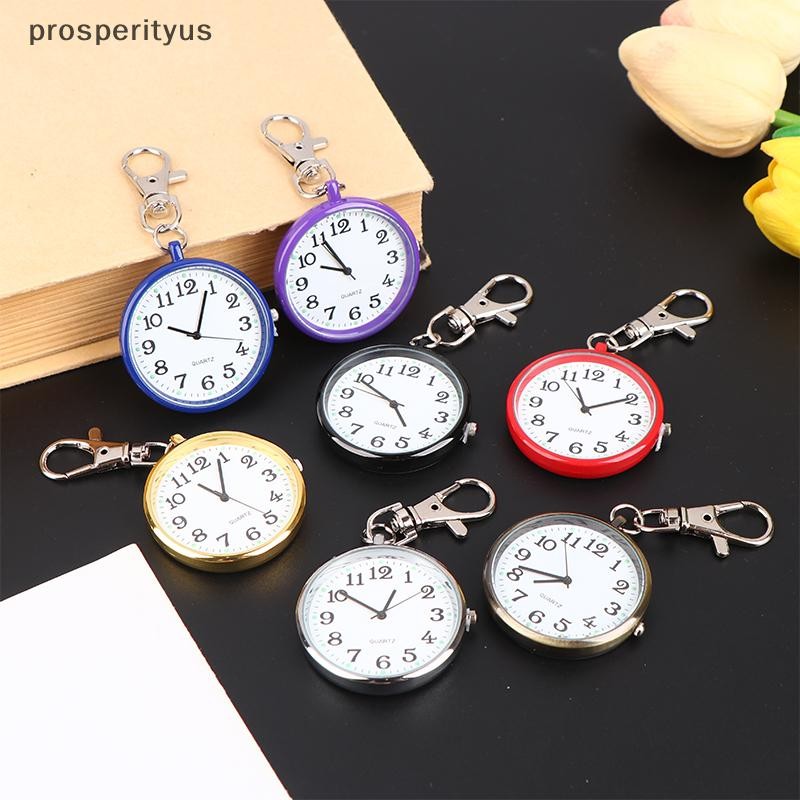 [prosperityus] Relógios De Bolso Enfermeira Relógio Chaveiro Fob Com Bateria Médico Vintage Presente [BR]