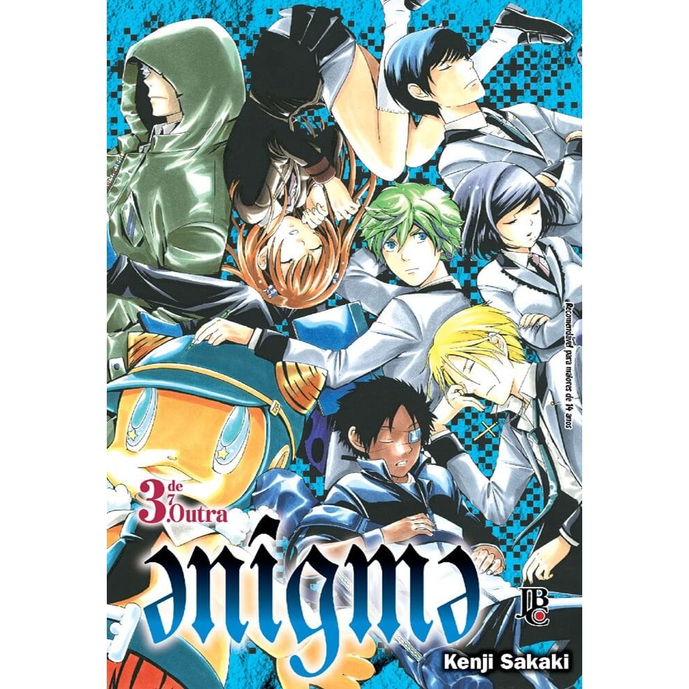 Capa do livro Mangá - Enigma - Vol. 3 - Novo/Lacrado - Editora JBC -