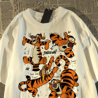 Camiseta Unissex Retrô Dsenho Tigrão 100% Algodão Fio 30.1 lançamento 2025 Envio Rápido 5 em Oferta na Shopee