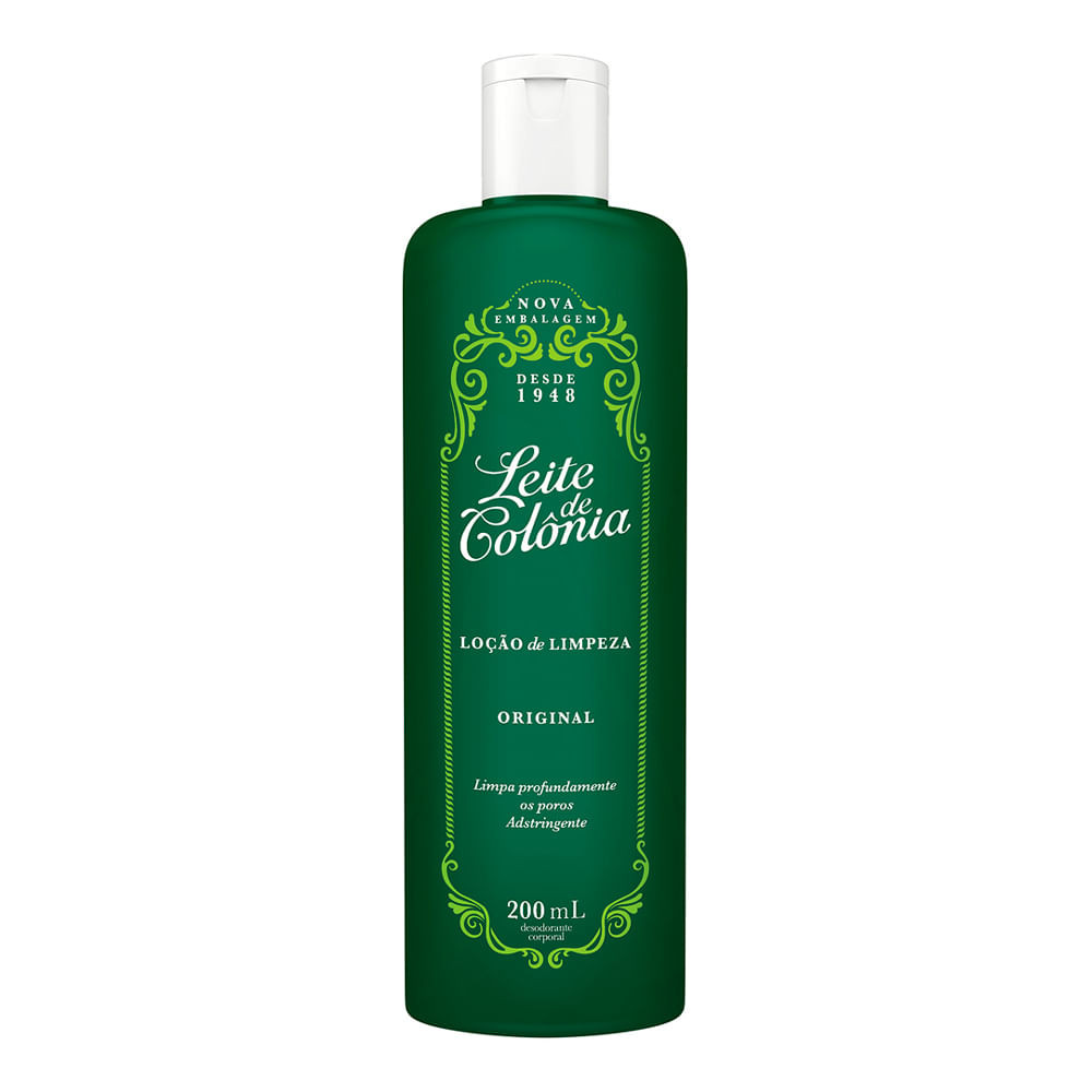 Loção de Limpeza Leite de Colônia Original 200ml - Beauty