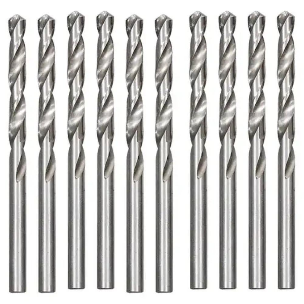 Broca de aço rápido para metal 8,0 mm DIN 338 com 10 peças - 715809 MTX - Home & Living