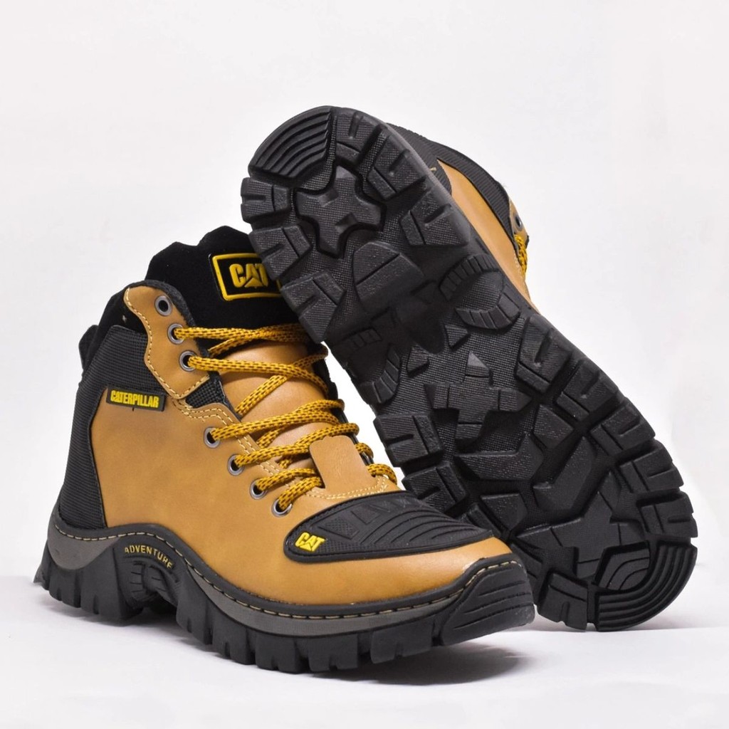 Bota Masculina Caterpillar Adventure Cano Médio – Estilo e Resistência entrega rapido