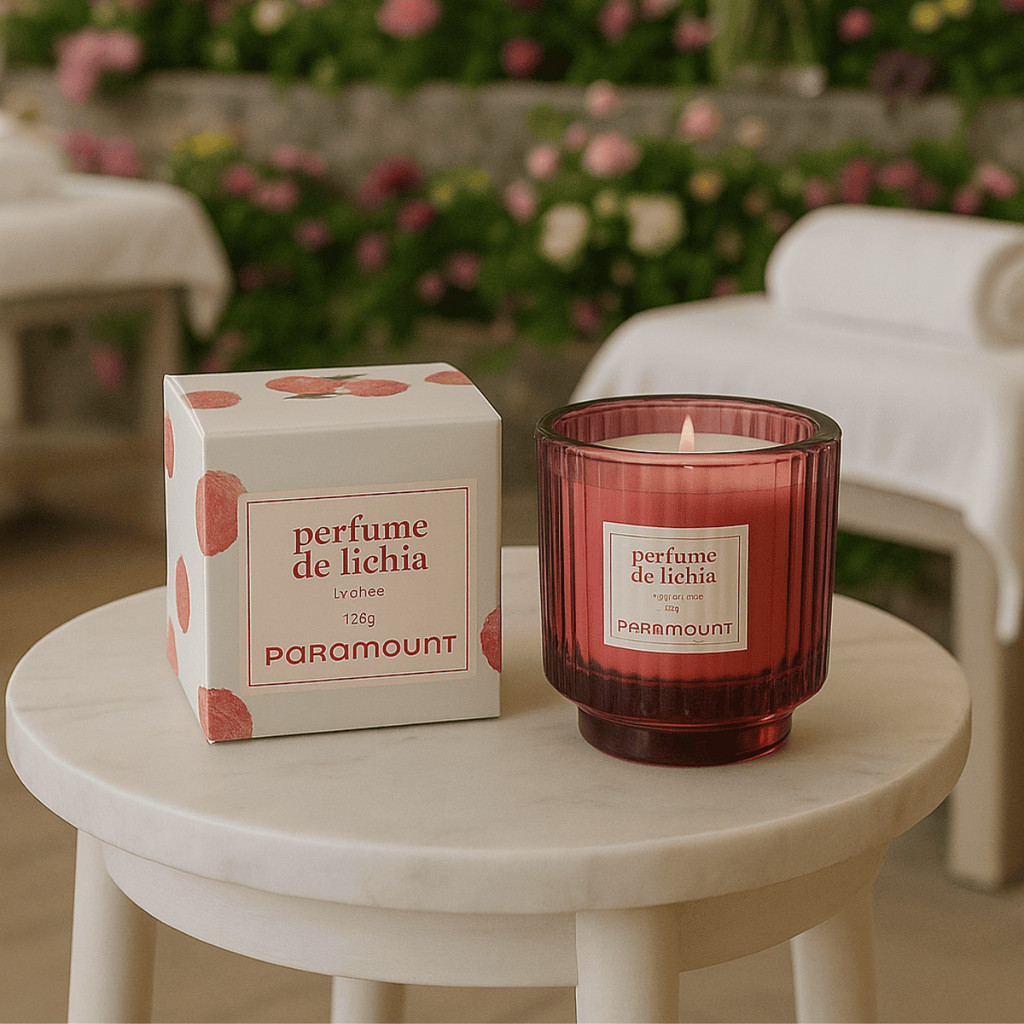 Vela Aromática Perfumada Lichia 120g