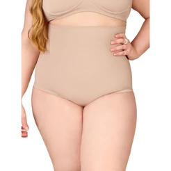 Calcinha Cinta Alta Modeladora Plus Size Compressão Reduz Medidas Poliamida Premium Cetinete Power
