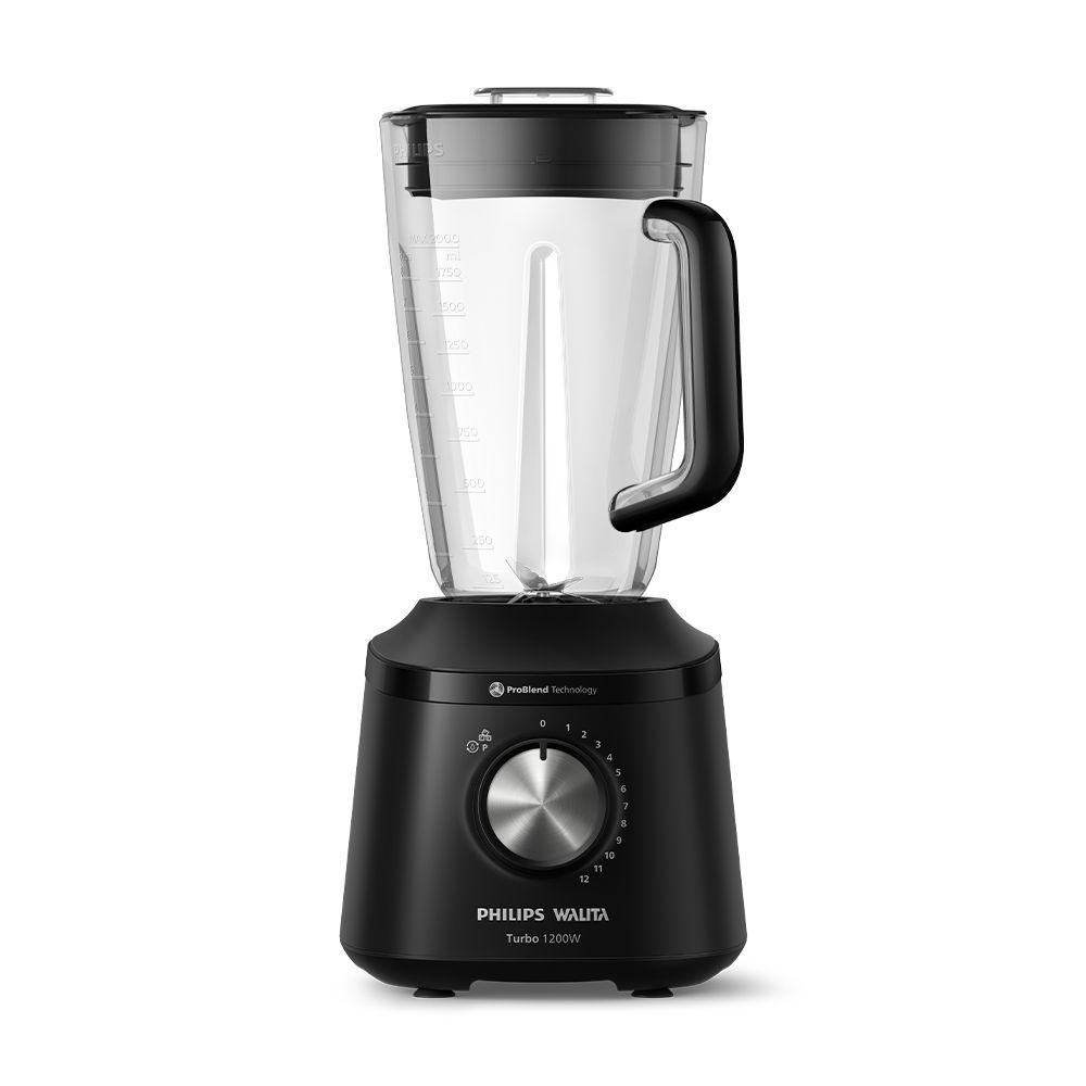 Liquidificador Philips Walita Serie 3000 Turbo Preto 1200W 220V (HR2271/90) em Oferta na Shopee