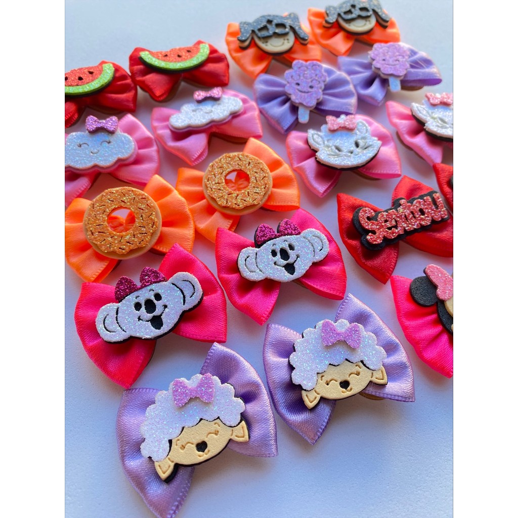 Laços Pet Adesivo/Colante - Macho e Fêmea - Tamanho M - 20 unidades