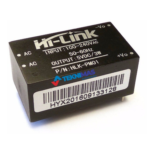Fonte Mini 5v Hi Link Pm01 Bivolt Saída 5vdc Pra Esp32 Stm32