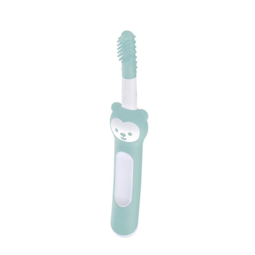 Kit com 3 Escovas de Dente Para Bebê Brushes Azul - MAM · foto 2