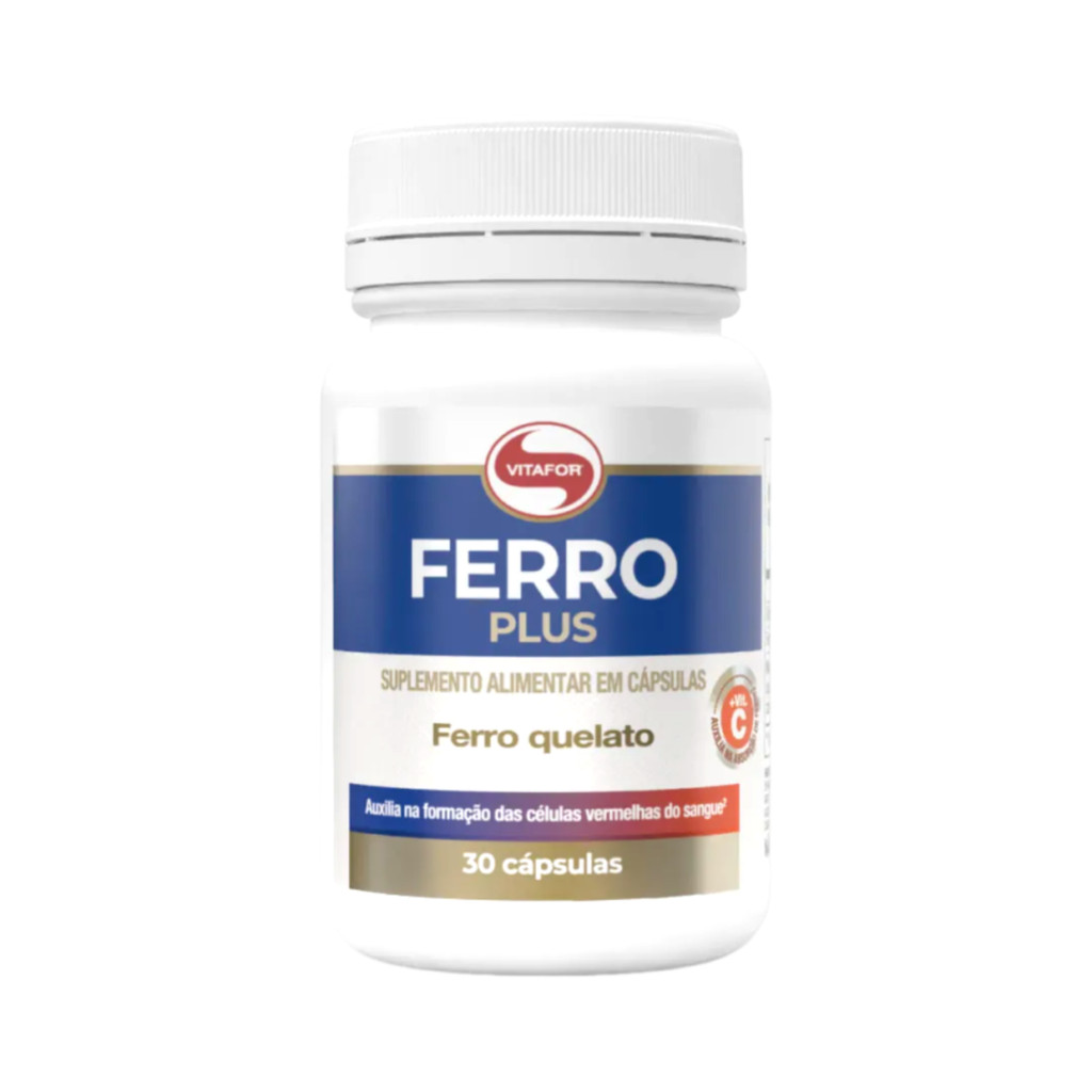 Ferro Plus - 30 Capsulas - Vitafor em Oferta na Shopee