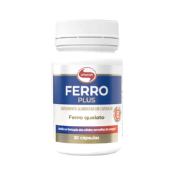 Ferro Plus Ferro Quelato 30 Cápsulas Vitafor