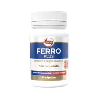 Ferro Plus - 30 Capsulas - Vitafor em Oferta na Shopee