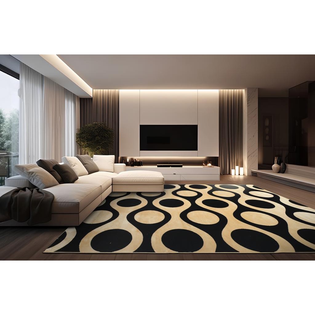 Tapete Marbella Elite Cyclone Black Chopin 200x250 cm