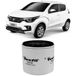 Filtro Óleo Fiat Mobi 1.0/1.3 6V 2017 a 2021 TECFIL PSL56