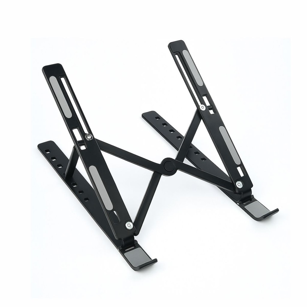Suporte Apoio De Notebook Laptop Compacto Articulado Preto Suporte Base - detalhe