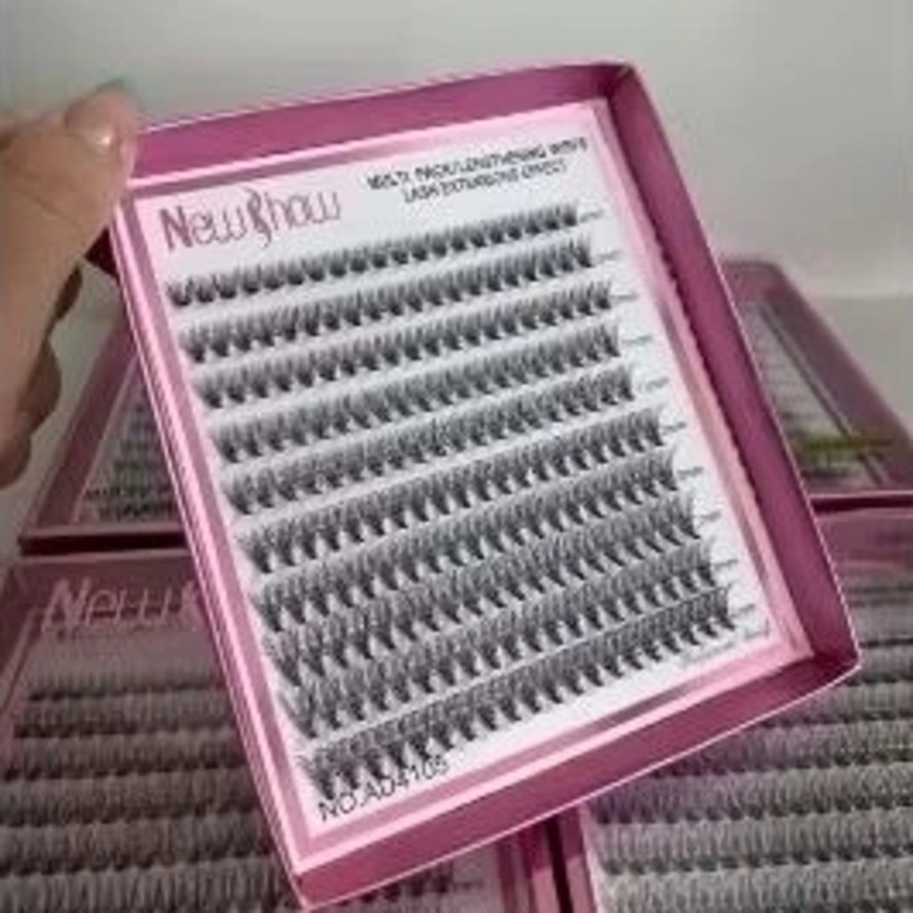 Cilios fio A fio Tufinhos sem no curvatura D30P - Novo show em Oferta na Shopee