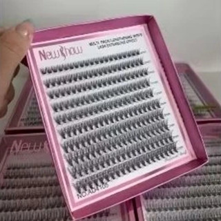 Cilios fio A fio Tufinhos sem no curvatura D30P - Novo show em Oferta na Shopee