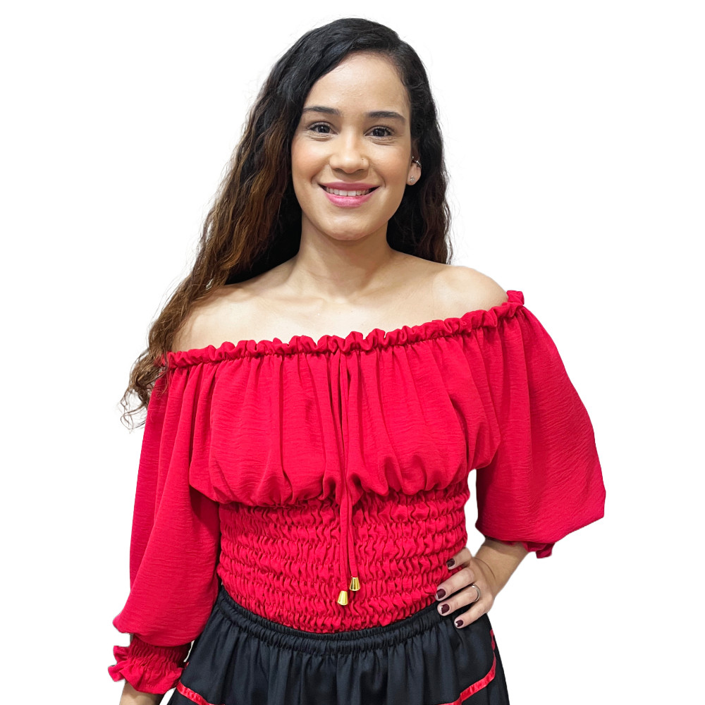 Bata Ciganinha Pombagira Cigana Crepe
