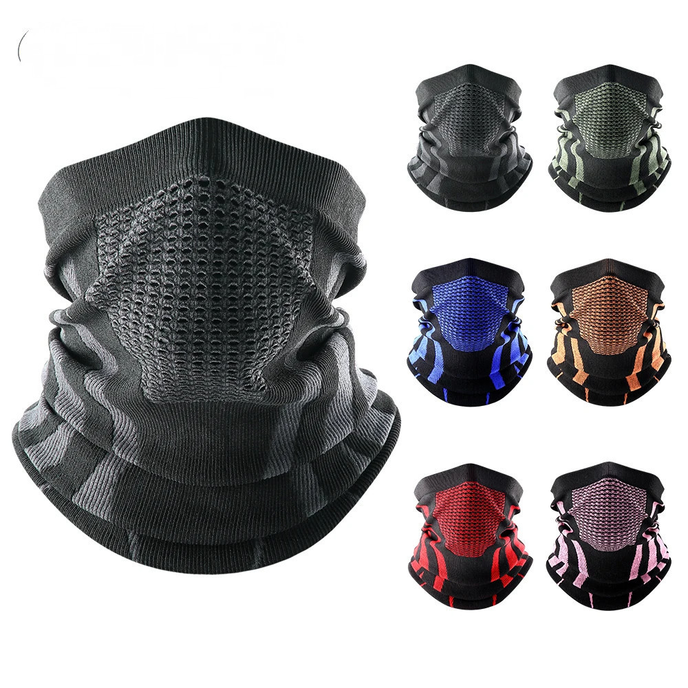 Máscara Bandana para Rosto, Cobertura para Pescoço, Aquecedor de Pescoço, Gaiter, Cachecol Tubular para Ciclismo, Esqui,
