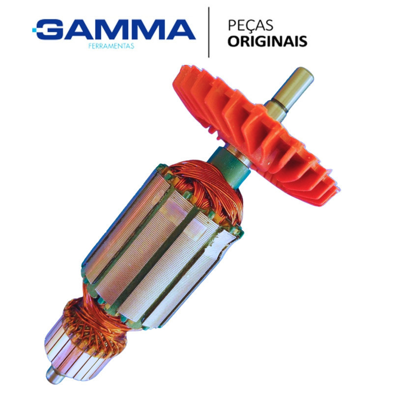 ROTOR INDUZIDO 127V SERRA MÁRMORE GAMMA HG077 ORIGINAL