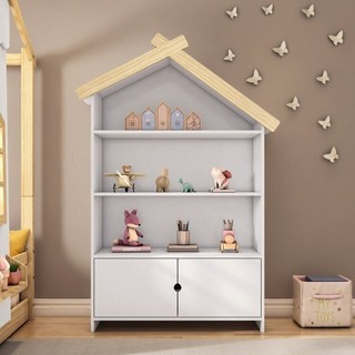 Estante Infantil Casinha Mdf/madeira 2 Portas Casatema em Oferta na Shopee