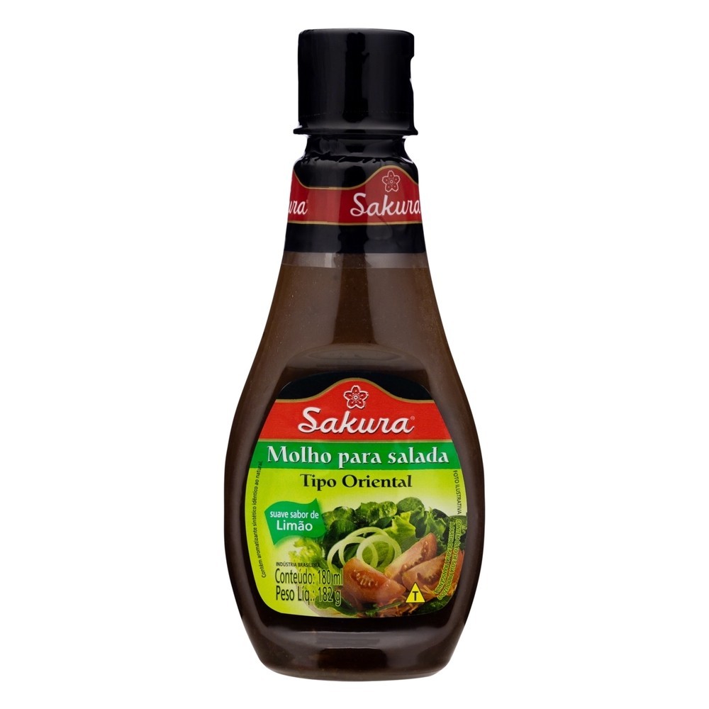 Molho Oriental Para Salada Sakura 180ml