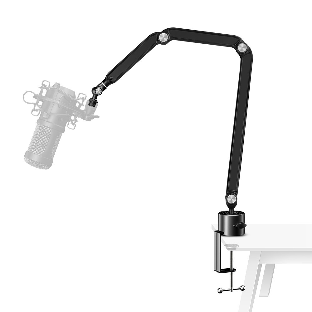 Suporte Articulado Podcast AK-66 Braço de Mesa Ajustável para Microfones (80cm)