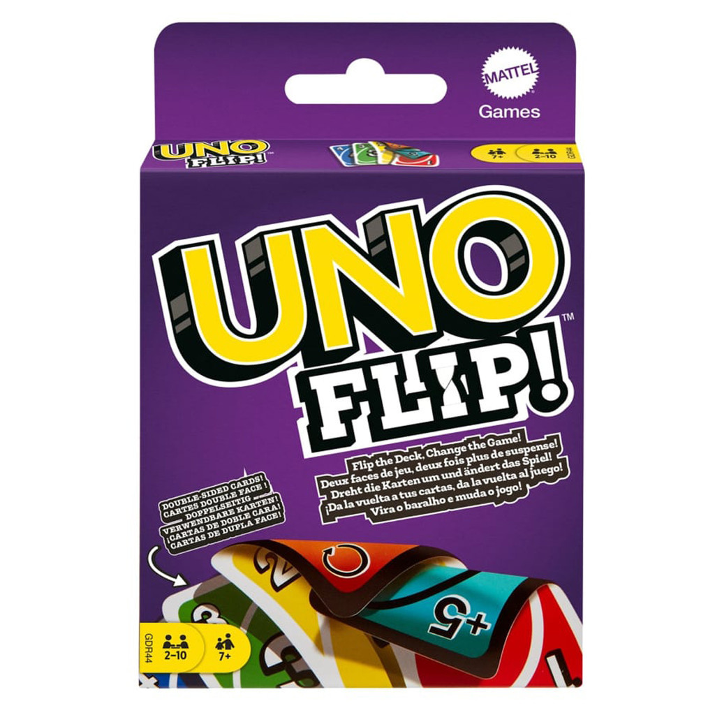Jogo De Baralho Uno Flip 112 Cartas Mattel Ref: GDR44