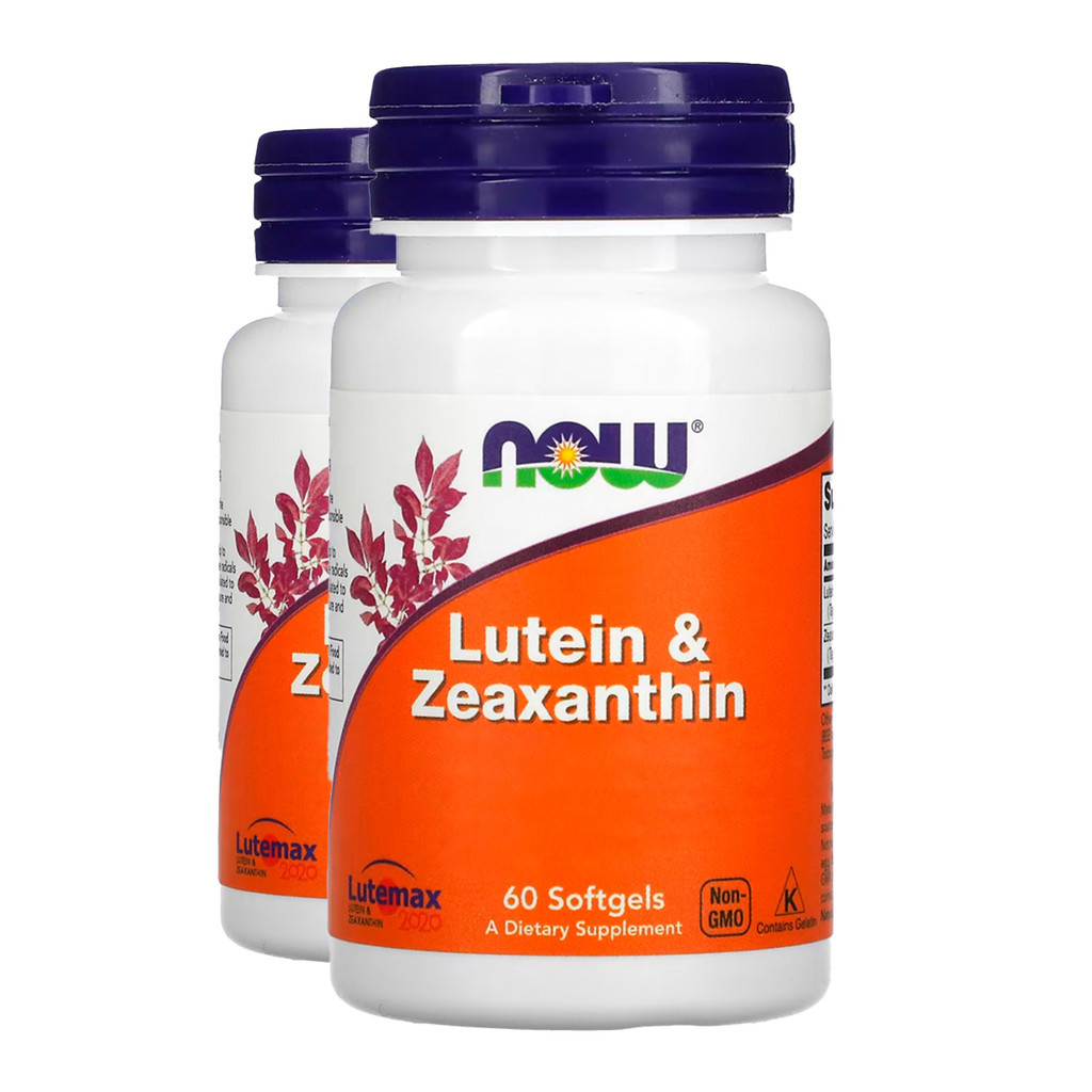 Kit 2x Luteína Zeaxantina 25/5mg Now Foods 60 Sotfgels Importado/Made in Usa em Oferta na Shopee