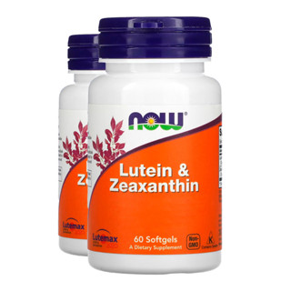 Kit 2x Luteína Zeaxantina 25/5mg Now Foods 60 Sotfgels Importado/Made in Usa em Oferta na Shopee