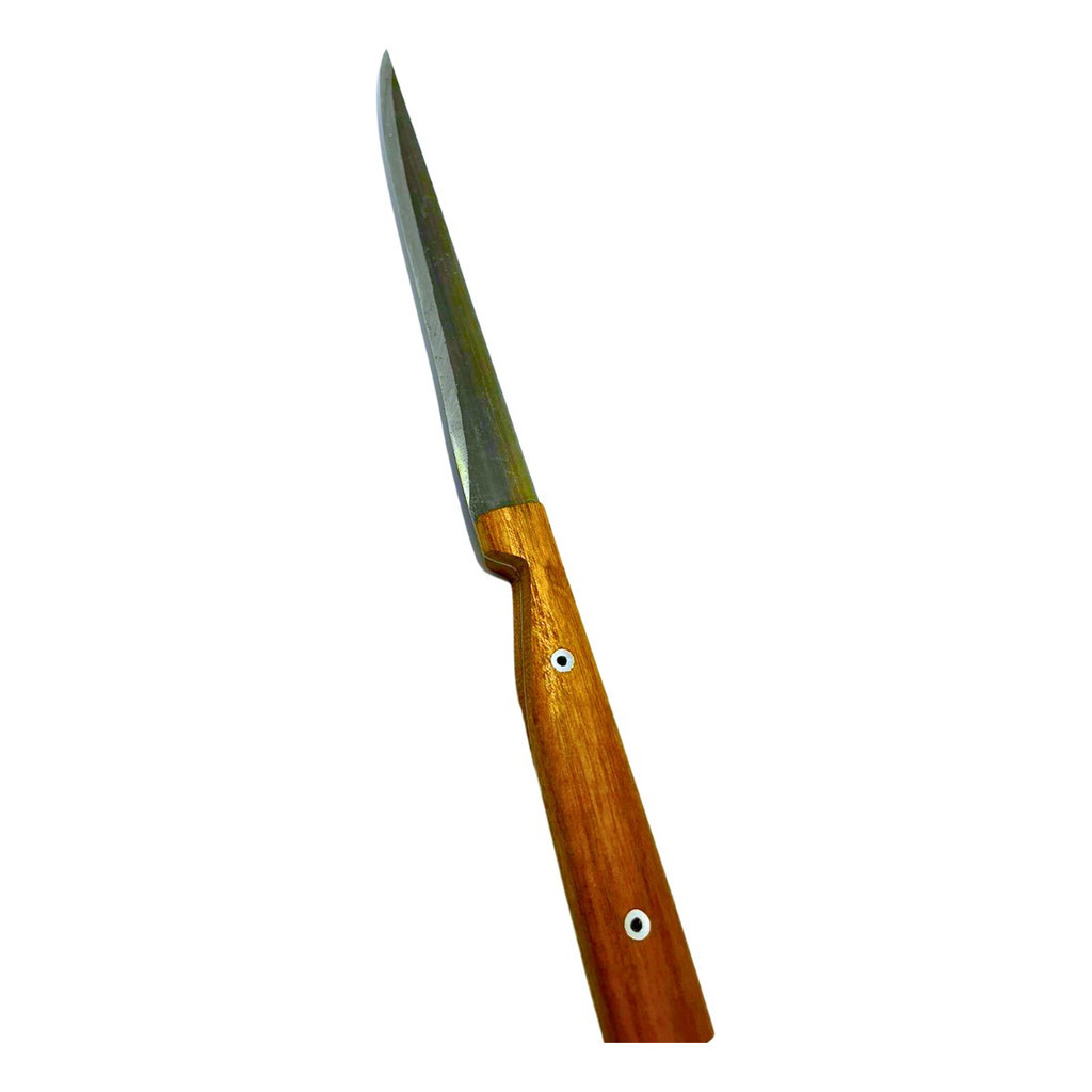 Faca Para Filetar Peixe Artesanal Cabo Madeira Filé Sushi