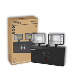 Luminaria Led Emergencia Bloco 5W 600lm 6000K PF Avant Pro