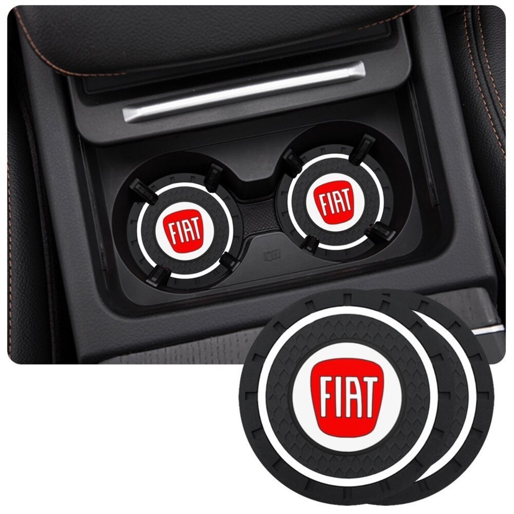 Borracha porta copos Do Carro Porta Copos De Água De Silicone Pad Anti-dirty Para Fiat