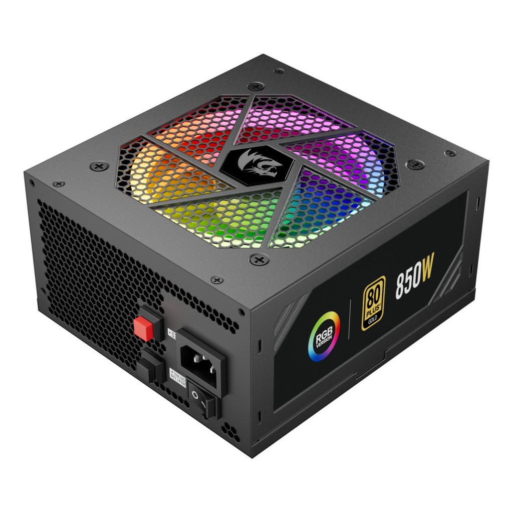 Fonte 850w Redragon  Rgps Rgb 80 Plus Gold Full Modular Atx