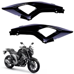 KIT PAR CARENAGEM RABETA TRASEIRA FAZER 250 FZ25 PRETO 2018 A 2025 PARAMOTOS YAMAHA