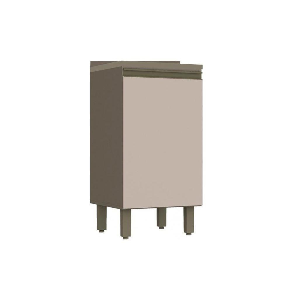 Balcão de Cozinha Connect 1 Porta c/Tampo 40x81cm Duna/Cristal - Henn em Oferta na Shopee