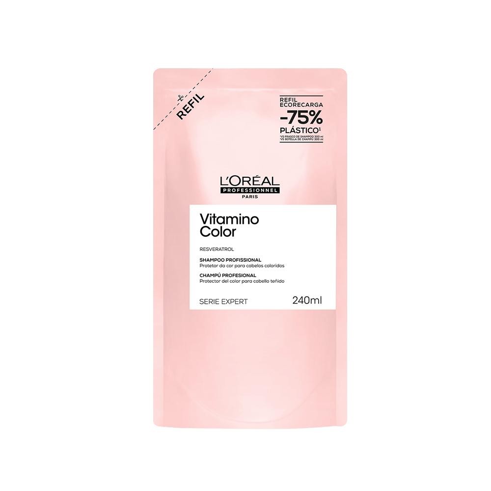 L'oréal Professionnel Vitamino Color Shampoo Refil 240ml em Oferta na Shopee