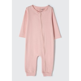 Macacão Bebê Unissex Longo Com Zíper Em Ribana Hering Kids em Oferta na Shopee