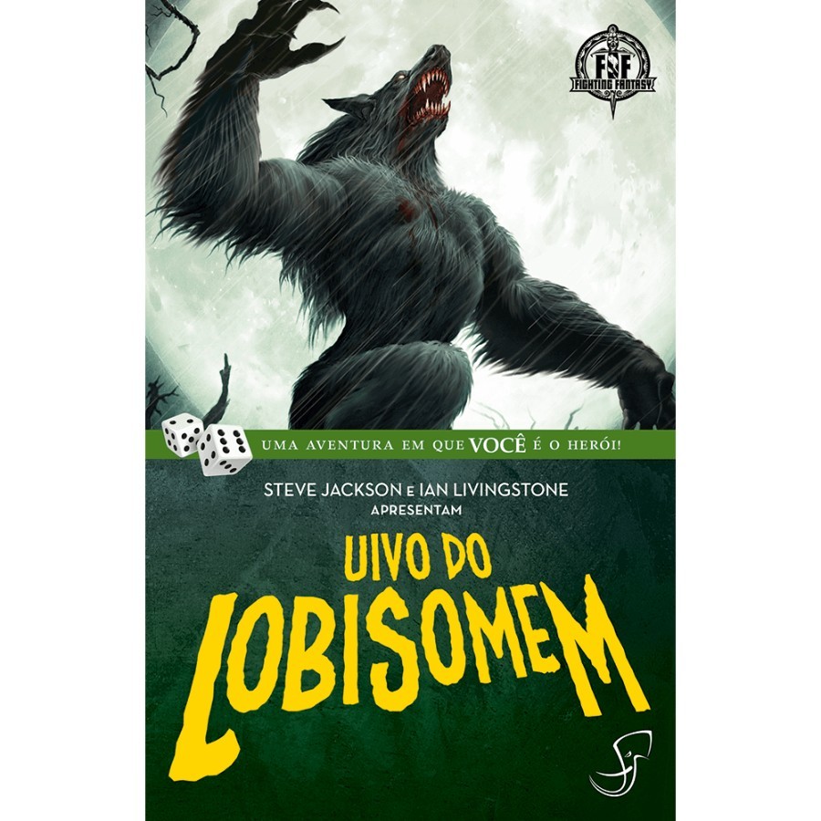 Livro Jogo RPG: Uivo do Lobisomem Fighting Fantasy 21