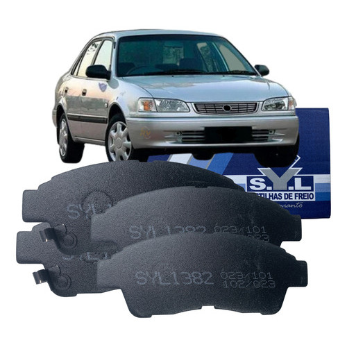 Kit Pastilha Freio Dianteira Original Syl Corolla 1.8 2.0 1999 2000 2001 2002 em Oferta na Shopee