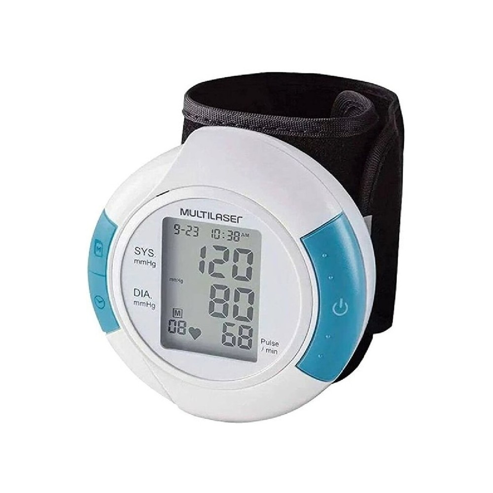 Monitor de Pressao Arterial Digital de Pulso Multilaser HC075 em Oferta na Shopee