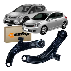 Par 2 Bandeja Dianteira Original Cofap Grand Livina 2009 a 2014 Livina 2009 a 2014 Tiida 2007 a 2013