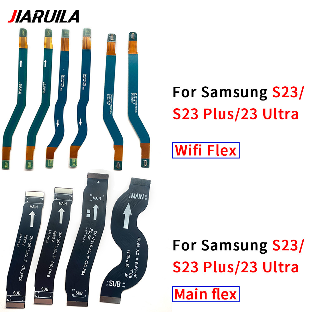Para Samsung S23 Plus Conector De Antena De Sinal Ultra Wifi Placa Mãe Flex Cable + lcd Principal