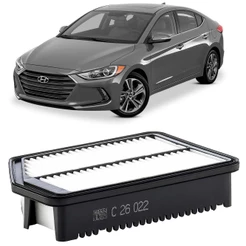 Filtro Ar I30 Elantra Cerato 2011 A 2020 Mann-filter C26022