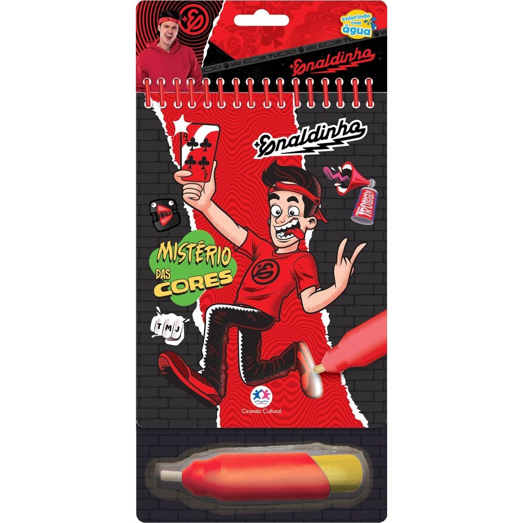 Livro Aquabook Enaldinho - Misterio Das Cores em Oferta na Shopee