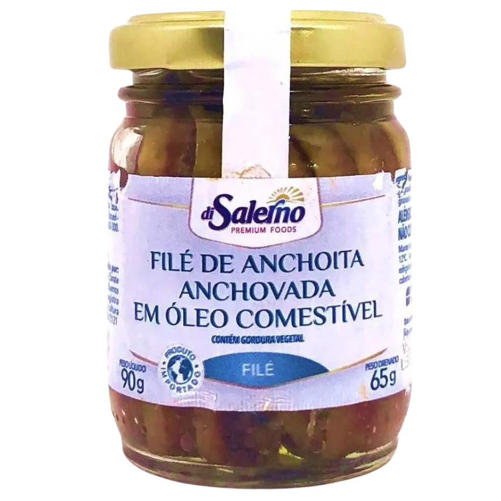 File De Anchova Importado Argentino Di Salerno 90g
