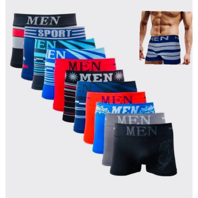 Kit 20/15/10/5 Cuecas Adulto Boxer Box Unissex Microfibra P ao GG Tamanho Adulto P/M e G/GG